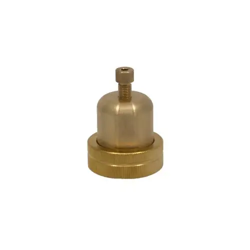 Messingkappe mit Gewinde, passend für AB-QM, von Danfoss. Diese Kappe dient als Schutz und Absperrung für Ventile oder Anschlüsse.